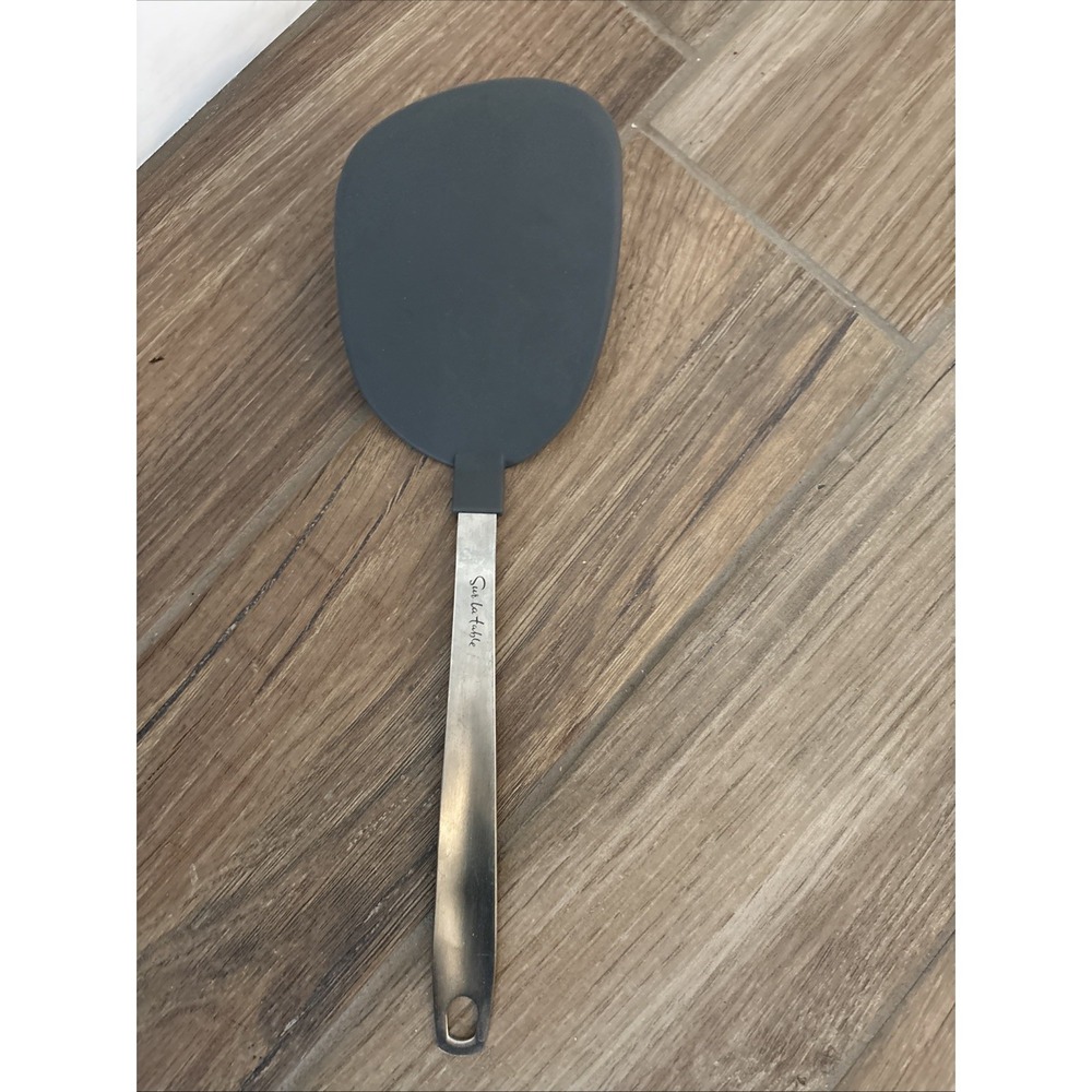 Sur La Table Grey Spatula Flex-Core Silicone w/ Stainless Steel Handle